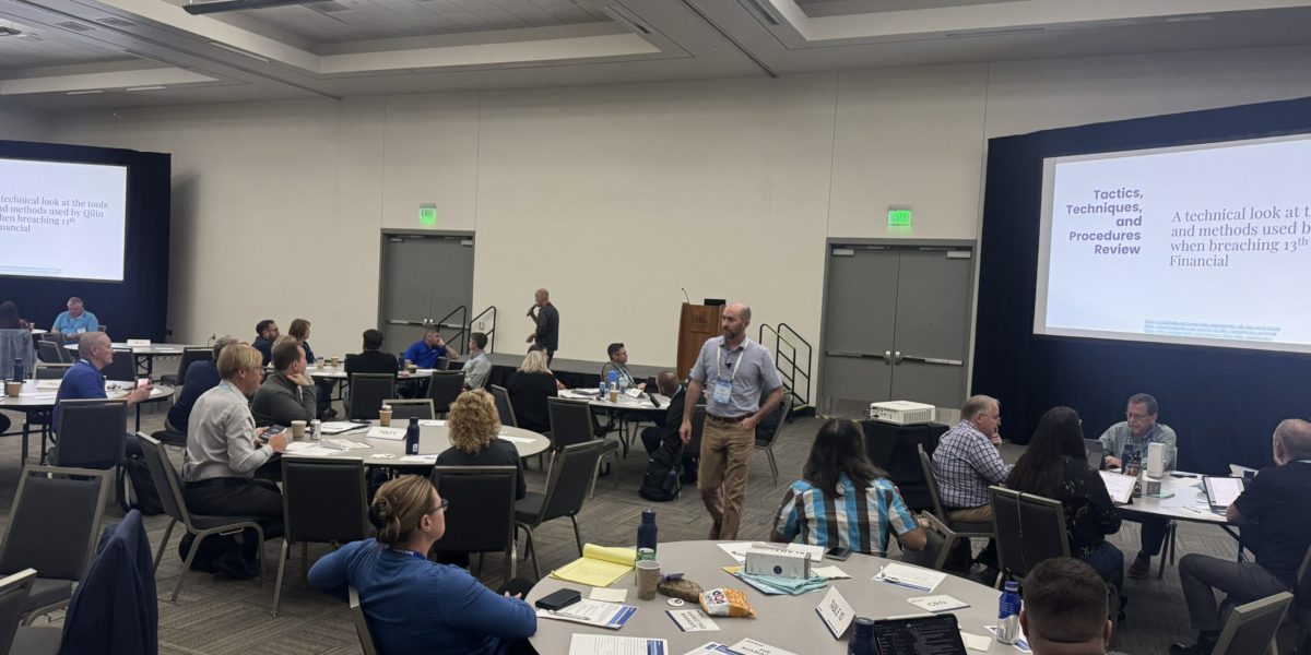 Patrick Barry at Jack Henry Customer Conference in San Diego - Cybersecurity Forum