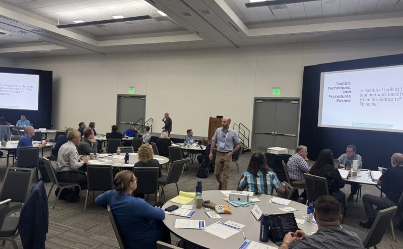 Patrick Barry at Jack Henry Customer Conference in San Diego - Cybersecurity Forum